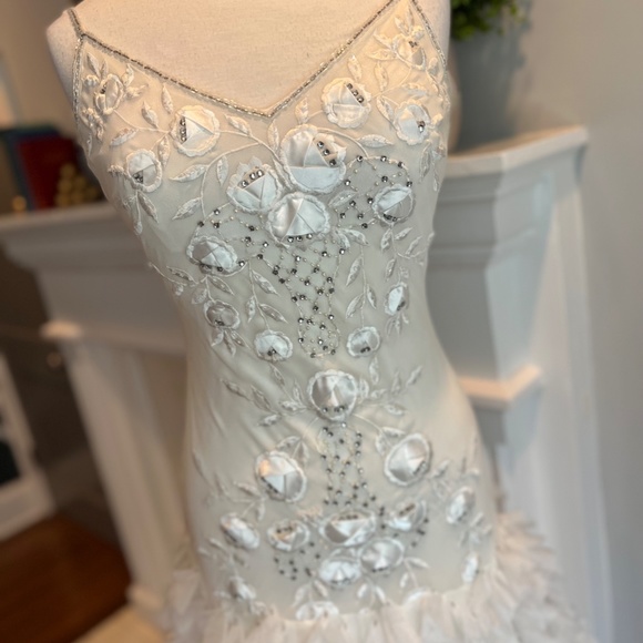 Lillie Rubin White Evening Gown - Picture 2 of 6